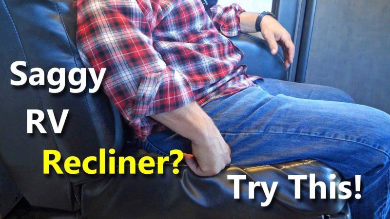 You CAN improve your RV Recliner comfort – Sags Away | Host Truck Camper Recliners |E39