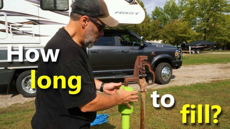 How to Fil your Fresh Water Tank on a Host Truck Camper |E38