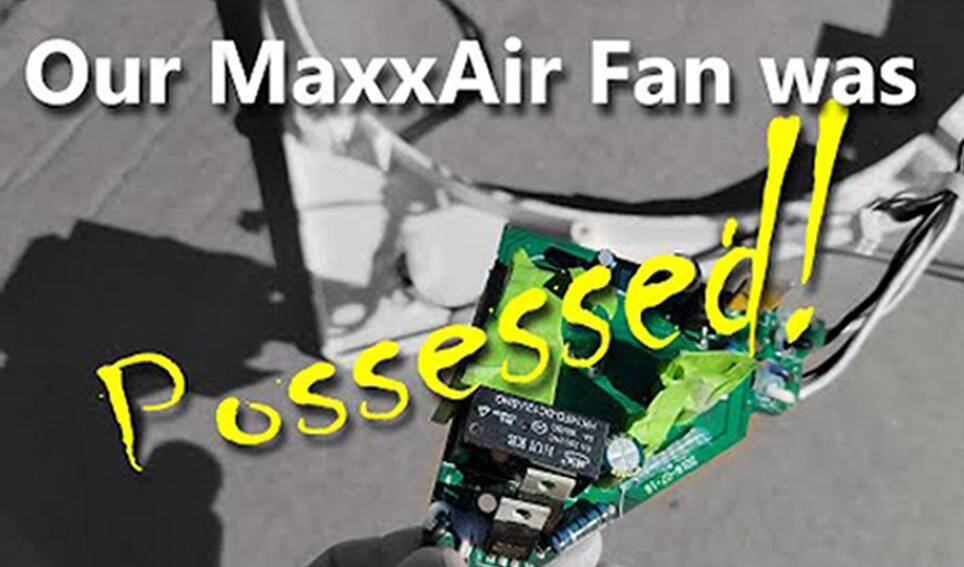 Maxx Air Fan Design Flaw?  (MaxxFan Deluxe) | Host Camper  | Full-time Truck Camper Living |E48