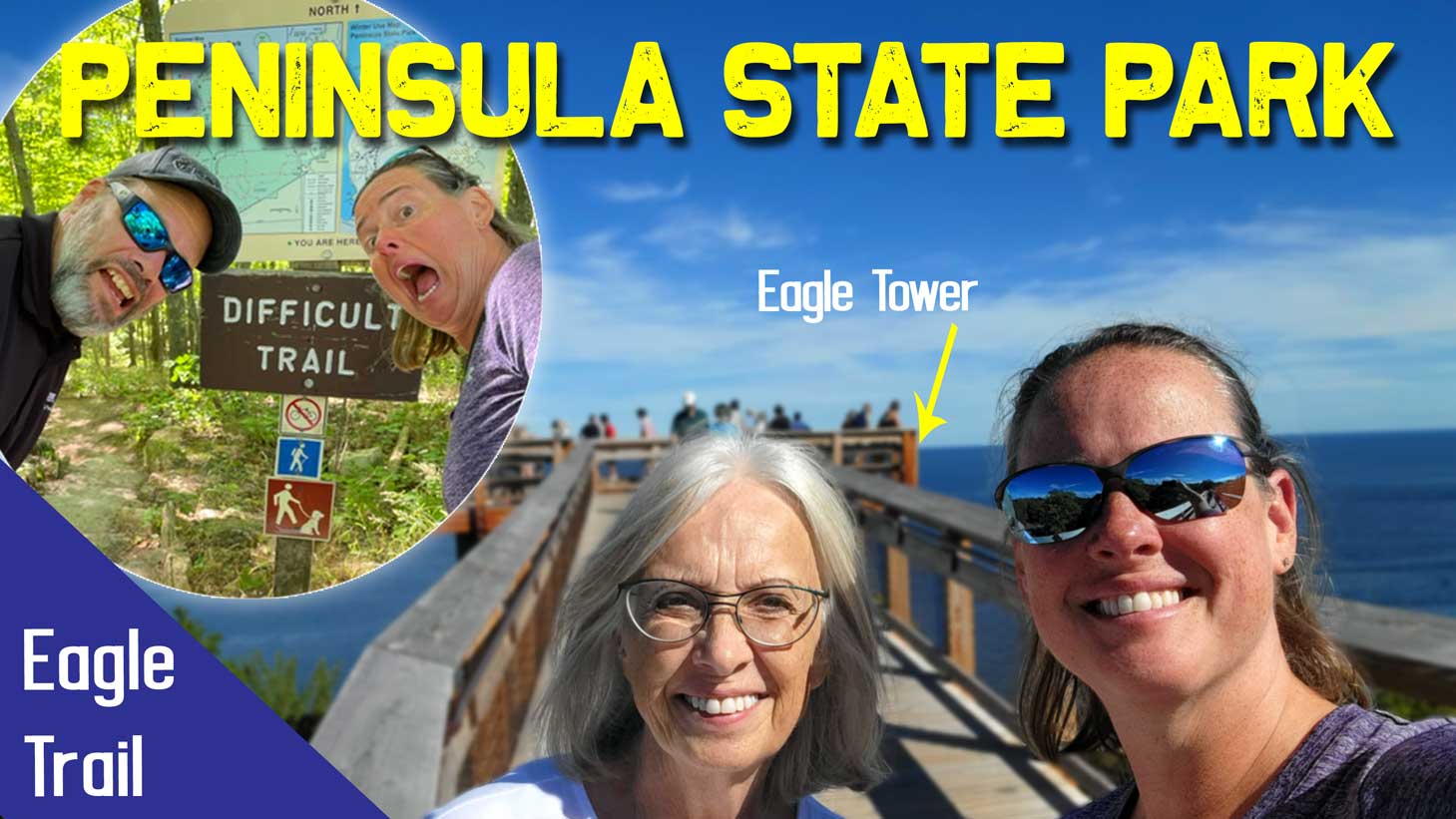 Family can visit US while on the Road! | Peninsula State Park WI | Truck Camper Adventures | E85