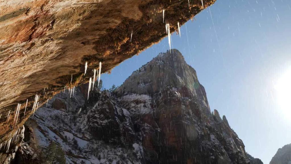 Weeping Rock with SPIKES OF DEATH